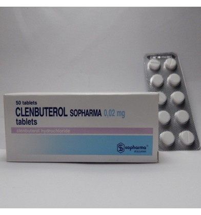 Clenbuterol Sopharma, 100 tabs / 0.02 mg, Sopharma