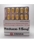 Reduce, (Sibutramine Hydrochloride Monohydrate), 100tabs/15mg, ORDAIN