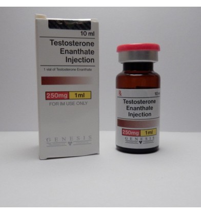 Testosterone enanthate, injectable 250 mg/ml (10 ml), Genesis