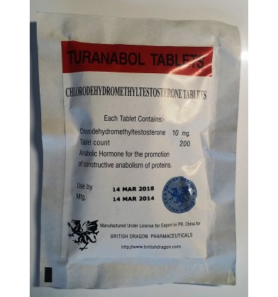 Turanabol (Metiltestosterone) British Dragon